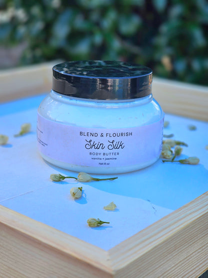 This butter will have your skin feeling silky and moisturized all day. Shea and mango butter seal in moisture and eliminates dry skin leaving it soothed, supple, and nourished. Scented with pure therapeutic essential oils and natural fragrance oils.