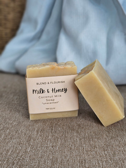 Coconut Milk & Honey Soap *Unscented*