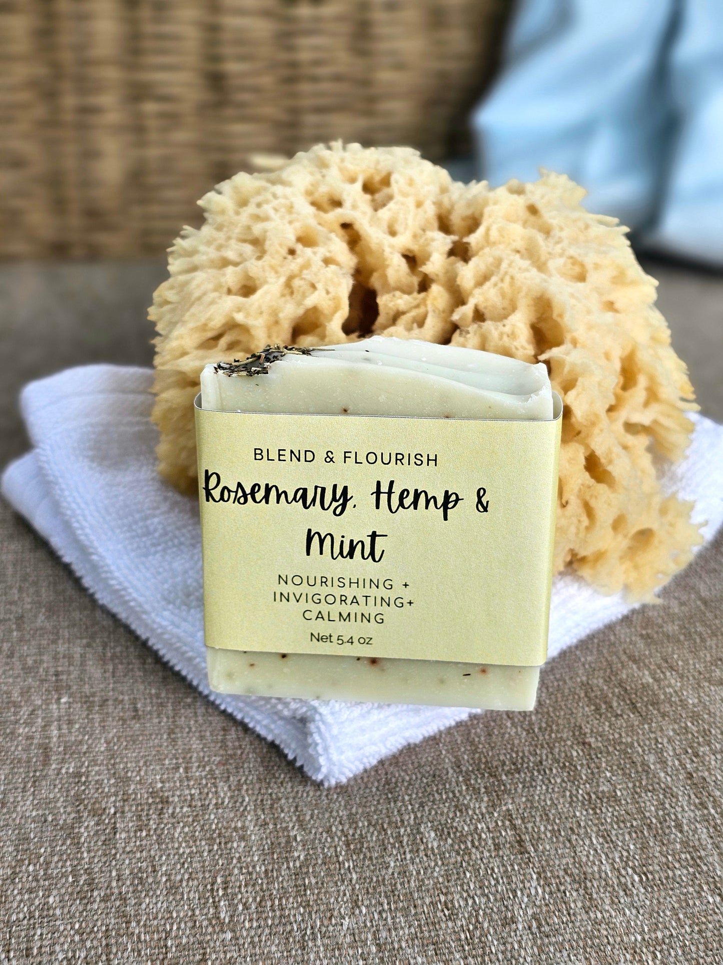 Rosemary, Hemp & Mint bar soap