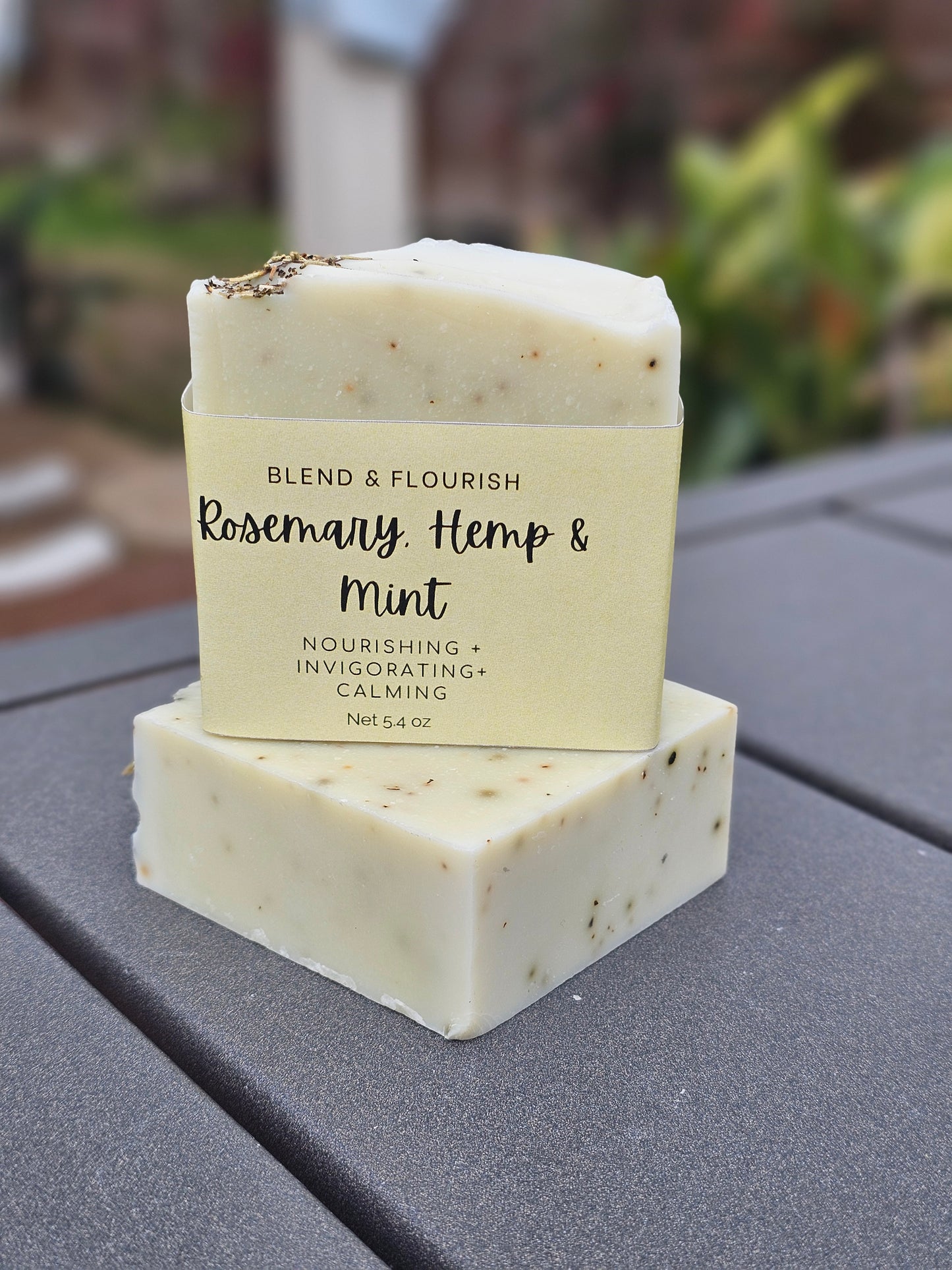 Rosemary, Hemp & Mint bar soap