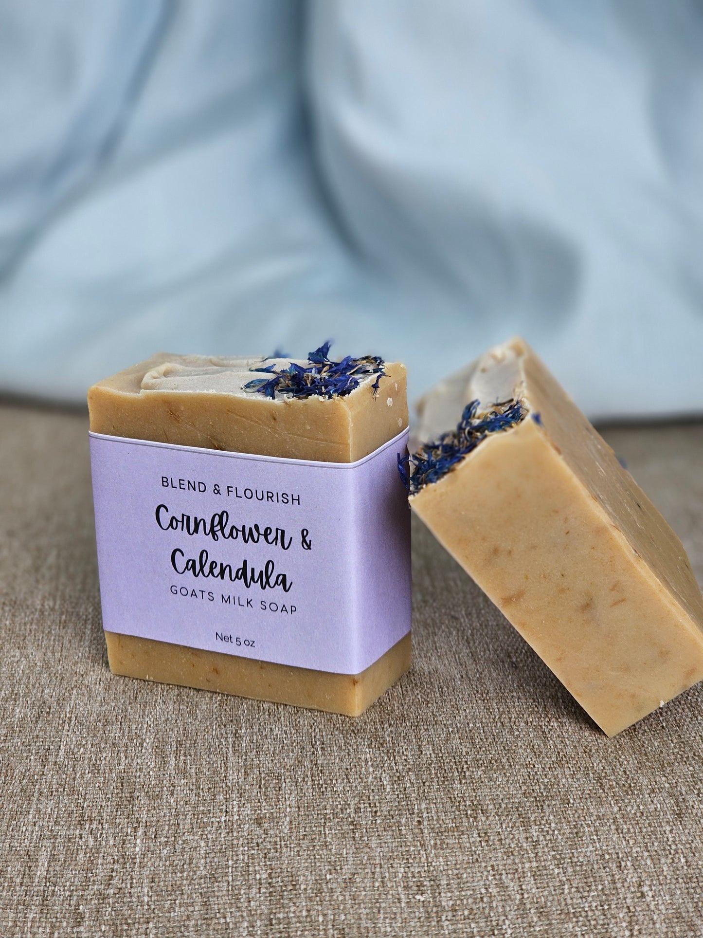 Savon au lait de chèvre Bleuet &amp; Calendula