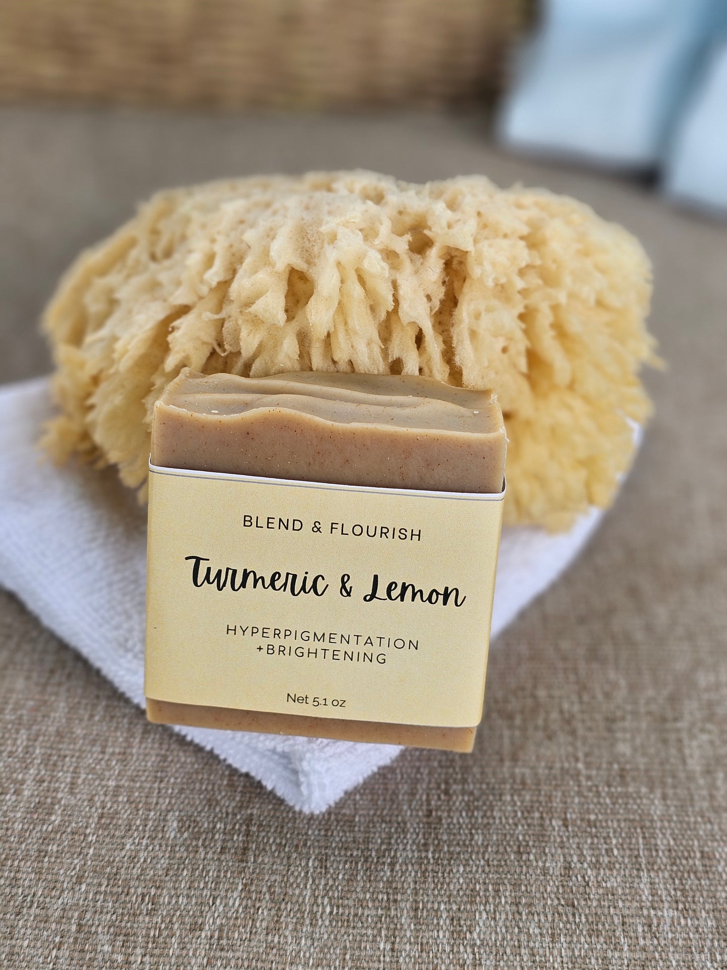 Turmeric & Lemon bar soap