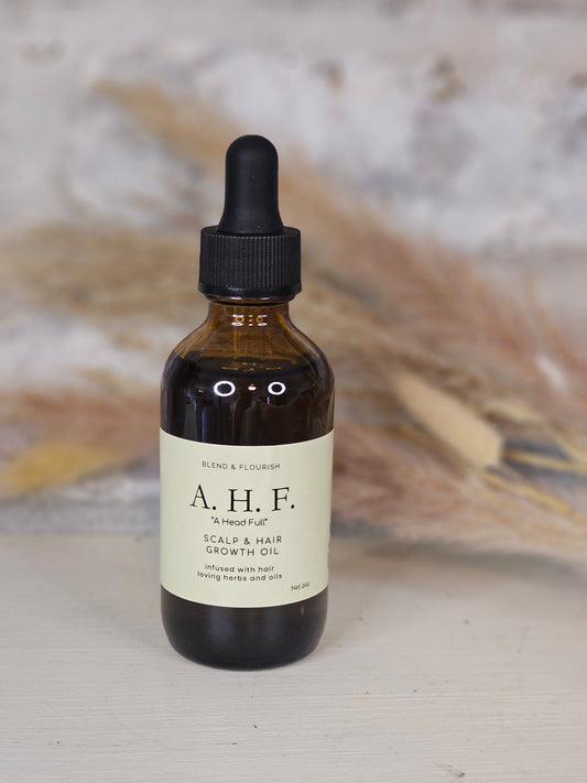 A.H.F. hair growth and scalp oil (Ayurvedic hair oil)