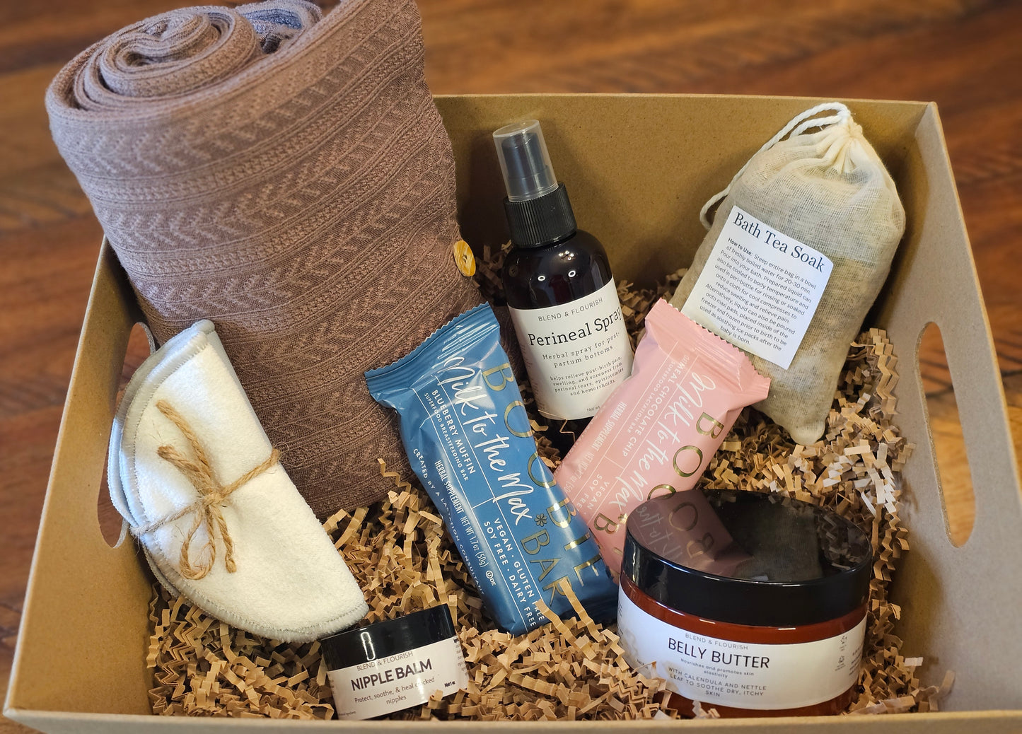 Mama Flourish: Postpartum Essentials Basket